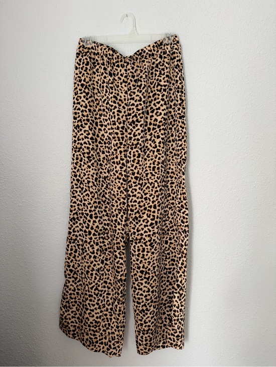 a new day Pants - A New Day Silky Leopard Wide Leg Pants